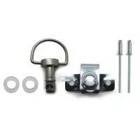 Kit de fixation à riveter argenté brillant diamètre 6 longeur 12