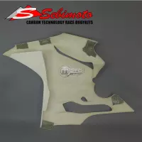 Flanc droit complet poly sebimoto ducati 899 - 1199