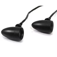 Paire de clignotants verra noire