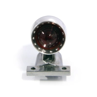 Mini feu arrière led bullet poli ou noir mat