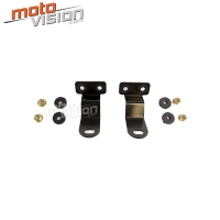 Selle brune café racer cuir universelle 64cm