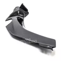 Caches dans tête de fourche carbone brillant kawasaki zx10r 2011 - 2015