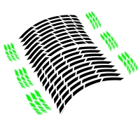 Liserets de jantes 17" - couleur noir