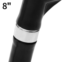 Guidon z bar noir 8"/14"/16" harley davidson softail sportster xl 883-1200