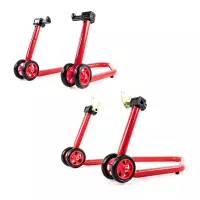 Lot de béquille avant sous fourche / arrière monobloc diabolos