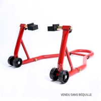 Réhausse de patins de béquille prise sous bras oscillant