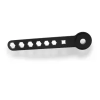 Clé de démontage de bouchons de fourche 36 mm avec renflement octogonal