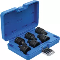 Jeu de douilles à embouts à choc | 20 mm (3/4") | profil t (pour torx plus) t55 - t100 | 6 pièces