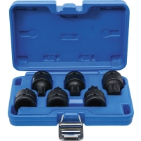 Jeu de douilles à embouts à choc | 20 mm (3/4") | profil t (pour torx plus) t55 - t100 | 6 pièces