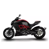 Kit antidérapant transparent stompgrip ducati diavel / carbon / titanium ( 11-16 )