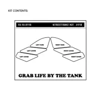 Kit antidérapant transparent stomprgrip moto guzzi griso 1200 8v 2013-2017
