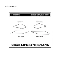 Kit antidérapant noir stompgrip kawasaki z125  2017-2019