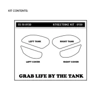 Kit antidérapant noir stomprgrip kawasaki ninja h2 sx 2018