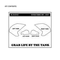 Kit antidérapant transparent stompgrip yamaha mt-07 2018-2019