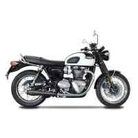 Echappement spark triumph bonneville t120 2016- modèle sinfonia / inox traitement céramique noir black series