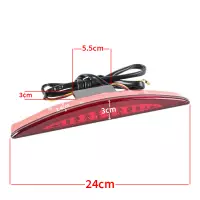 Feu arrière à led pour harley davidson breakout fxsb 13-17