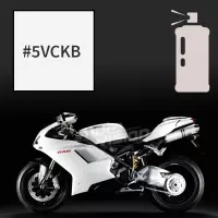 Peinture tricouche en spray ducati white pearl 848 2007-2010