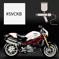 Peinture tricouche ducati white pearl 998 monster s4r s 2008