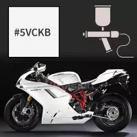 Peinture tricouche ducati white pearl 1098 s 2010