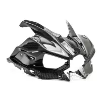 Tête de fourche carbone brillant kawasaki ninja h2 2015-