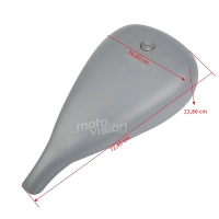 Réservoir 17,8l brut harley touring flhr custom baggers cafe racer