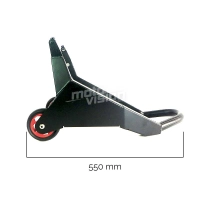 Béquille avant aluminium universelle prise sous fourreaux de fourche