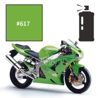 Peinture en spray kawasaki lime green zx6r 1994-2004
