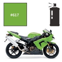 Peinture en spray kawasaki lime green zx10r 2004