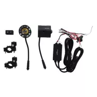 Feux auxiliaires mototec (led) city 12v homologués e