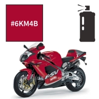 Peinture tricouche en spray rosso corsa fluorescent aprilia rsv1000 2001