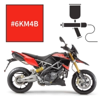 Peinture tricouche rosso corsa fluorescent aprilia dorsoduro 1200 2012-2016