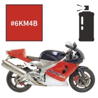 Peinture tricouche en spray rosso corsa fluorescent aprilia rsv mille 1998-2002