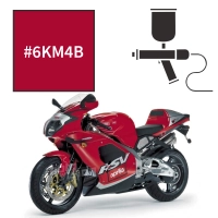 Peinture tricouche rosso corsa fluorescent aprilia rsv1000 mille 1998-2002