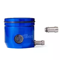 Réservoir de liquide de frein avant bleu