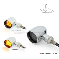 Paire de clignotant "derby xl" alu cnc led