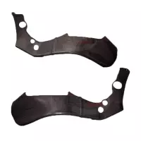 Paire de protection de cadre carbone bikesplast kawasaki zx-10r 2011-2015