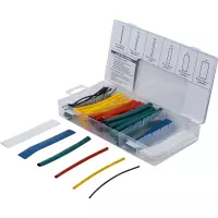 Assortiment de gaines thermo-rétractables | couleurs | 100 pièces