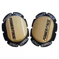 Paire de sliders en bois naturel power face classic