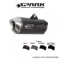 Echappement spark yamaha mt07 2014-2017 modèle force / titane / montage avec spgya8820r