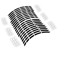 Liserets de jantes 17" - couleur noir