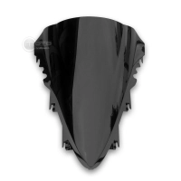 Bulle fumée noire double courbure yamaha r1 2007-2008