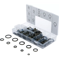 Assortiment de joints d’étanchéité | métalliques | avec bourrelet en caoutchouc | 150 pièces