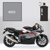 Peinture en spray bmw granite grey metallic k 1300 s 2010