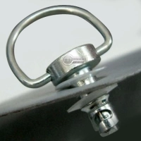 Kit de fixation dzus argenté