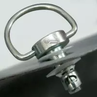 Kit de fixation dzus argenté