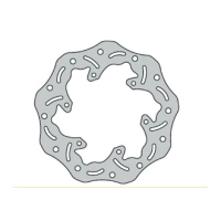 Disque de frein arrière type wave fe.a636v