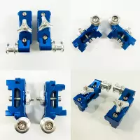 Tendeurs de chaine kalyosa bleu avec diabolos c pour yamaha mt07/fz07/xsr700