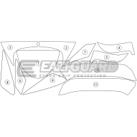 Film de protection anti-gravion eazi-guard® pour aprilia tuono v4 2011-2014