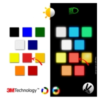 Autocollant noir 3m™ reflective - rétro réfléchissant à découper