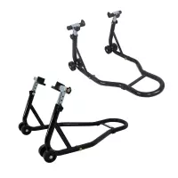 Lot béquilles avant - arrière ajustables